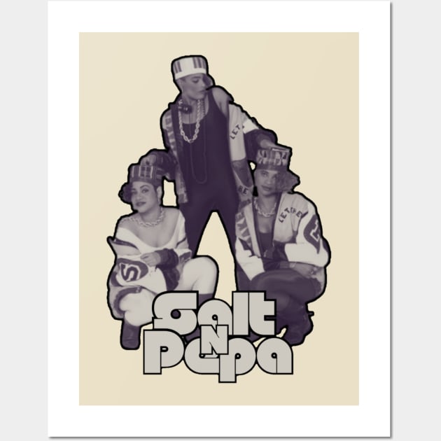 Salt n pepa//original fan art Wall Art by MisterPumpkin